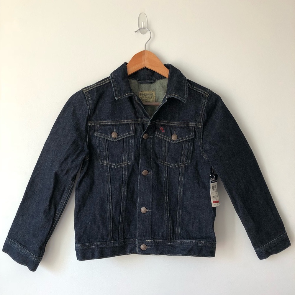 Boy Ralph Laurent Denim Jacket Size 12